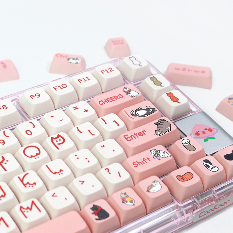 Cat Planet PBT Keycap Set（104+27-Key）