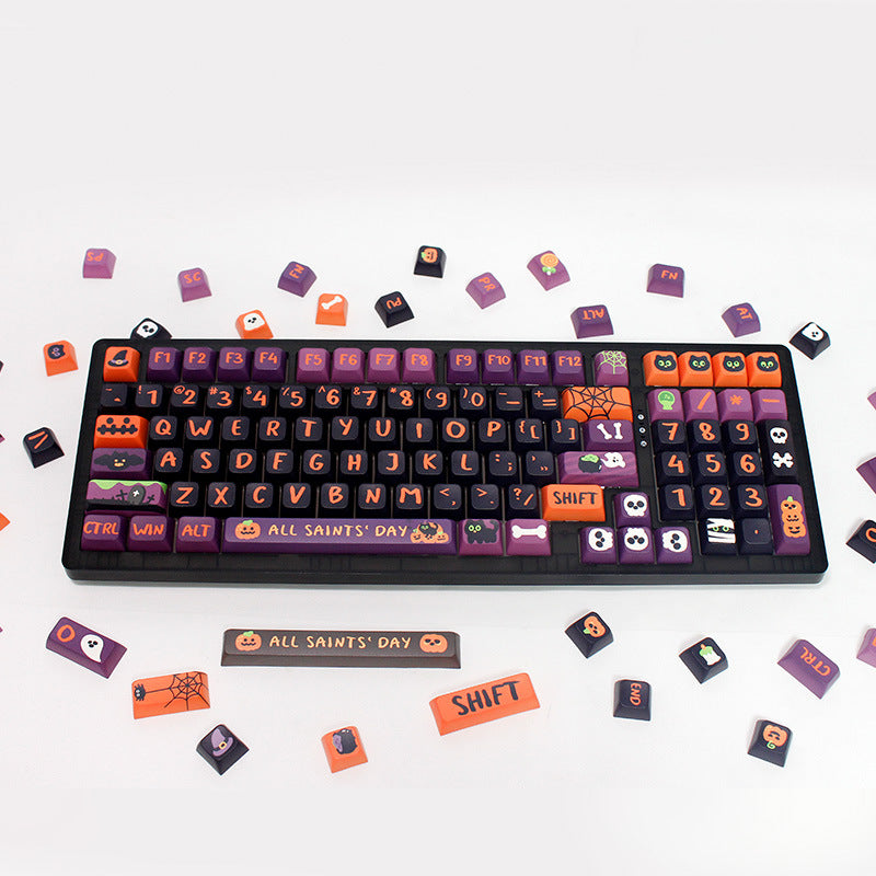 Halloween-Themed PBT Keycap Set(104+31-Key)