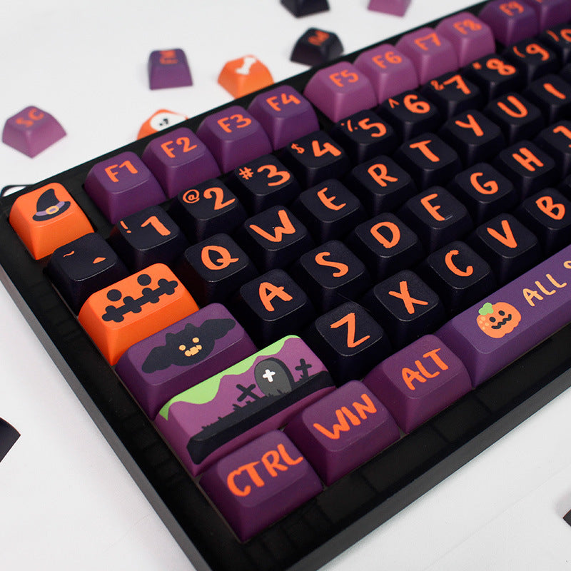 Halloween-Themed PBT Keycap Set(104+31-Key)