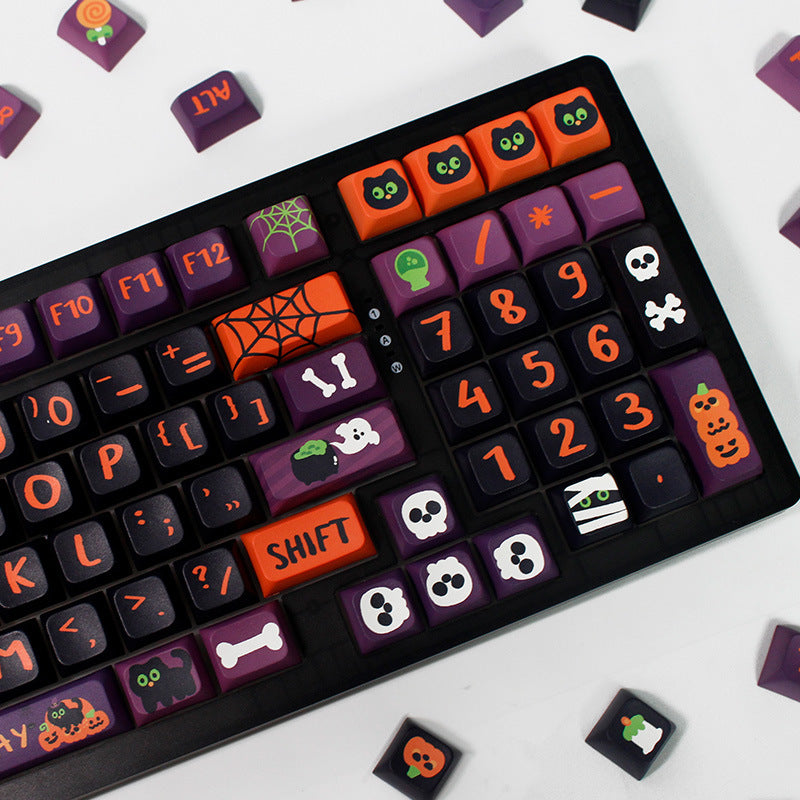 Halloween-Themed PBT Keycap Set(104+31-Key)