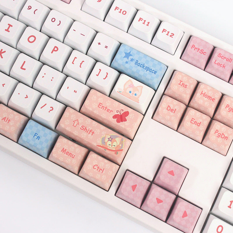 Lina Belle PBT Keycap Set(104+34-Key)