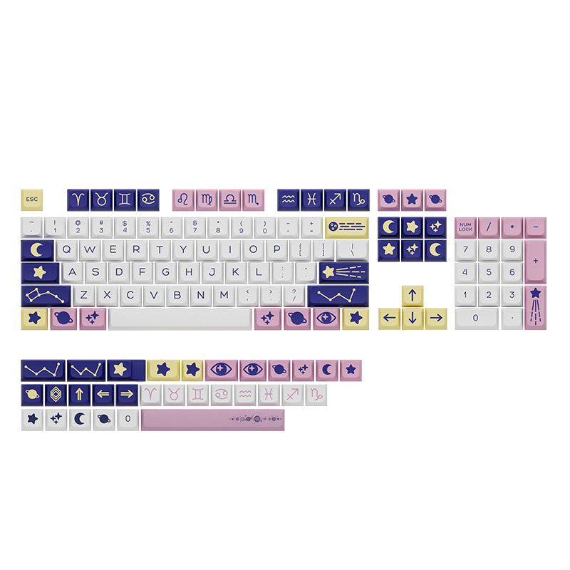 Constellation PBT Keycap Set(104+30-Key)