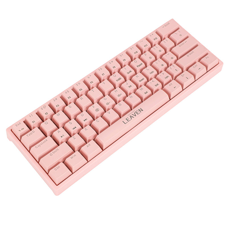 61-Key Rgb Keyline Split Gaming Mechanical Keyboard