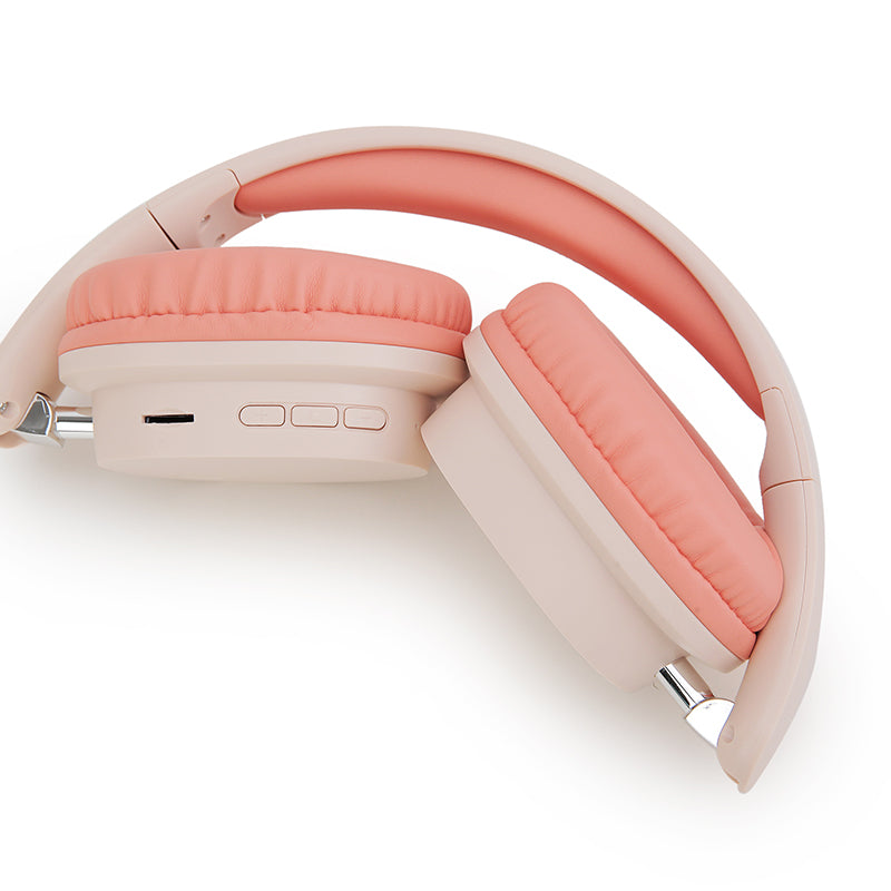 Pink Gaming Headset Wireless